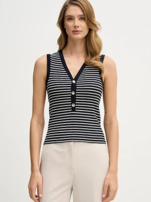 Sisley top kolor granatowy 3WCZLH011