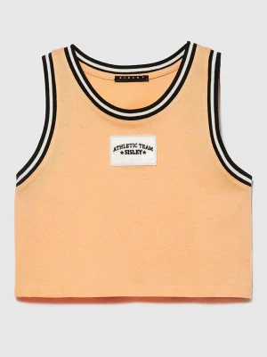 Sisley Top w kolorze pomarańczowym rozmiar: 122