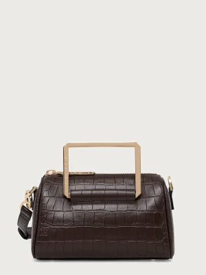 Sisley torebka crossbody damska z imitacji skóry brązowy