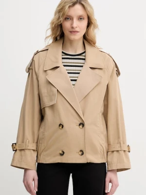 Sisley trencz damski z bawełny