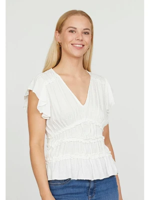 SisterS point Bluzka w kolorze białym rozmiar: S