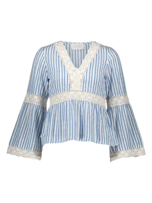 SisterS point Bluzka w kolorze błękitno-białym rozmiar: S