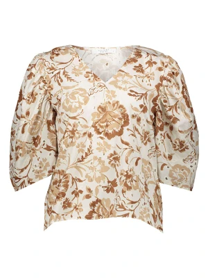 SisterS point Bluzka w kolorze kremowo-jasnobrązowym rozmiar: XS