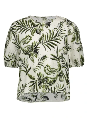 SisterS point Bluzka w kolorze kremowo-zielonym rozmiar: M