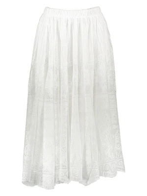 SisterS point Spódnica "Gilly" w kolorze białym rozmiar: M/L