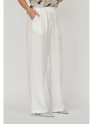 SisterS point Spodnie w kolorze białym rozmiar: M