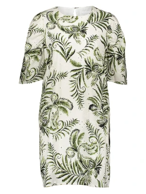 SisterS point Sukienka w kolorze kremowo-zielonym rozmiar: XS