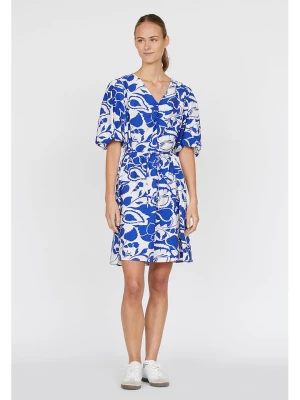 SisterS point Sukienka w kolorze niebiesko-białym rozmiar: L