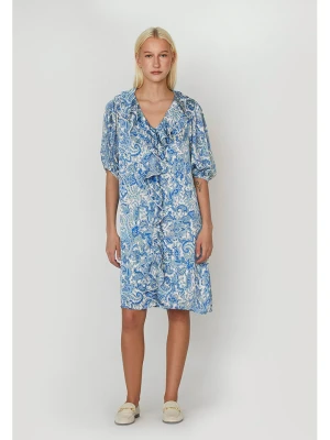 SisterS point Sukienka w kolorze niebiesko-białym rozmiar: XL