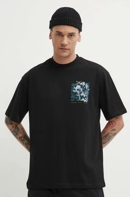 Sixth June t-shirt bawełniany męski kolor czarny z nadrukiem