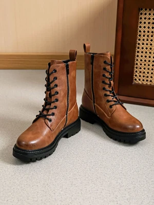 Sixth Sens Botki w kolorze jasnobrązowym rozmiar: 38