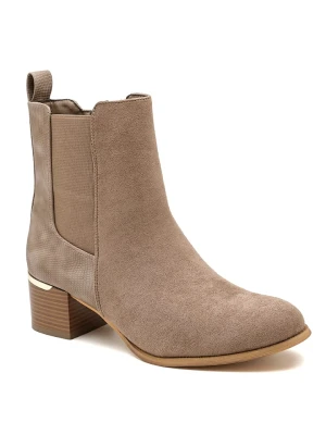 Sixth Sens Botki w kolorze khaki rozmiar: 38