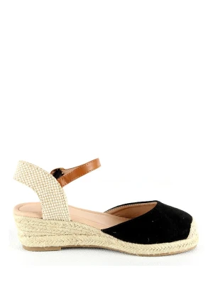 Sixth Sens Espadryle w kolorze czarnym na koturnie rozmiar: 37