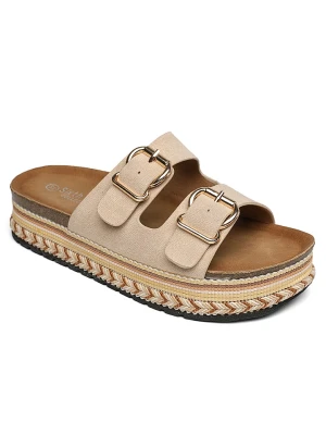 Zdjęcie produktu Sixth Sens Klapki w kolorze beżowym rozmiar: 40