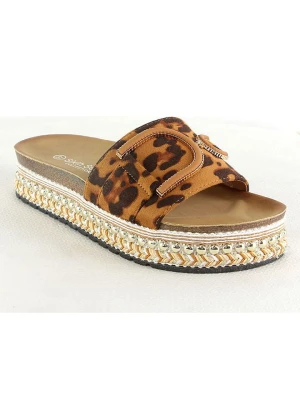 Sixth Sens Klapki w kolorze jasnobrązowym rozmiar: 36