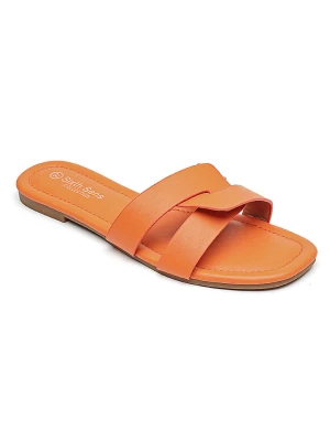 Sixth Sens Klapki w kolorze pomarańczowym rozmiar: 36
