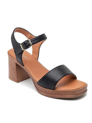 Sixth Sens Sandały w kolorze czarnym na obcasie rozmiar: 38