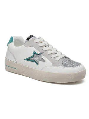 Sixth Sens Sneakersy w kolorze srebrno-białym rozmiar: 40