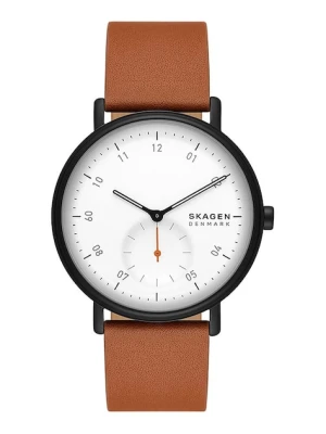 Skagen zegarek męski kolor brązowy