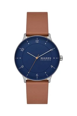 Skagen zegarek męski kolor brązowy SKW6885