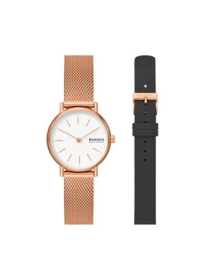 Skagen Zegarek SKW1153SET Złoty