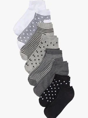 Skareptki do sneakersów (8 par) z bawełny organicznej bonprix
