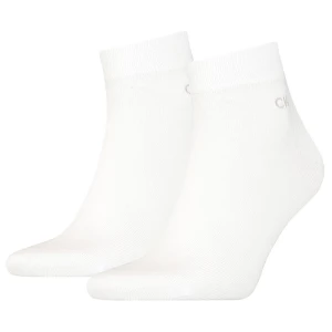 Skarpetki 2 pary Men Quarter 2P White 701218706 002 039 (CK43-c) Calvin Klein