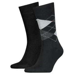 Skarpetki 2 pary Men Sock 2P Black 100001495 200 039 (TH302-a) Tommy Hilfiger