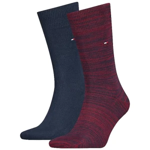 Skarpetki 2 pary Th Men Sock Classic 2P Navy/Rouge 371111 116 039 (TH648-b) Tommy Hilfiger