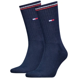 Zdjęcie produktu Skarpetki 2 pary TH Uni Tj Sock 2P Iconic Dark Navy 701228176 002 (TH1289-a) Tommy Hilfiger