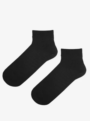 Skarpetki bawełniane damskie czarne z komfortowym ściągaczem Cotton Classic MARILYN