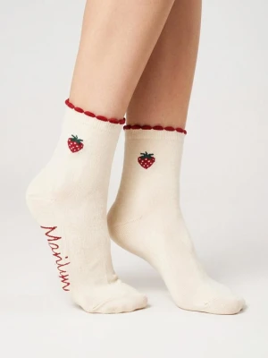 Skarpetki bawełniane z truskawką - Scp Strawberry MARILYN