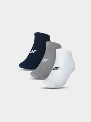 4F Skarpetki casual przed kostkę (3-pack) męskie - multikolor 39-42