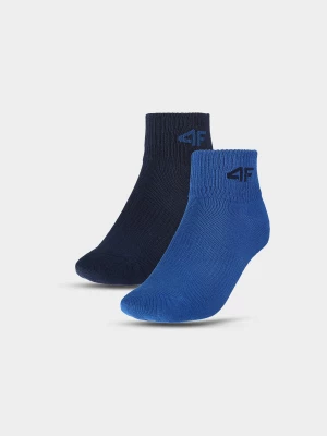 4F Skarpetki casual za kostkę (2-pack) chłopięce - multikolor 38-40