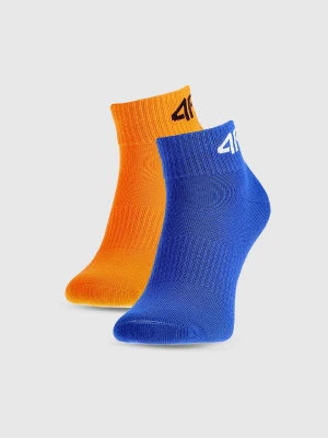 4F Skarpetki casual za kostkę (2-pack) chłopięce - multikolor 38-40