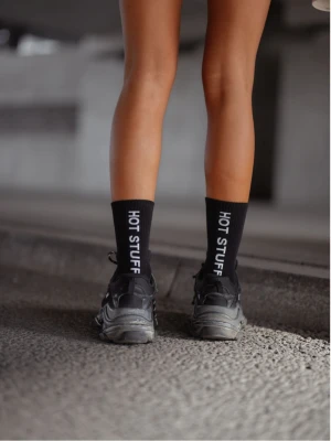 Skarpetki damskie HOT STUFF - czarne  magmac 