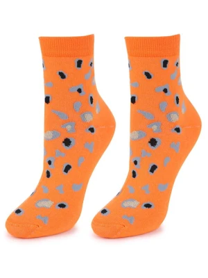 Skarpetki damskie w cętki SC Panter Lurex Marilyn