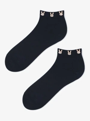Skarpetki damskie z biżuteryjną ozdobą Cotton Jet Bunnies Marilyn
