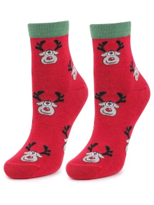Skarpetki Damskie z Reniferem Sc Rudolf Marilyn