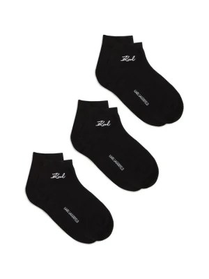 Skarpetki do sneakersów KARL LAGERFELD czarny