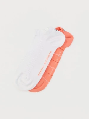 Skarpetki do sneakersów Tommy Hilfiger koralowy