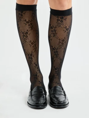 Skarpetki koronkowe we wzory Etam