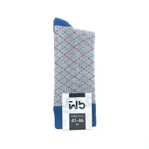 "Skarpetki Lifestyle True Blue White Hash (SP-SK-0013-WB)" Skarpety