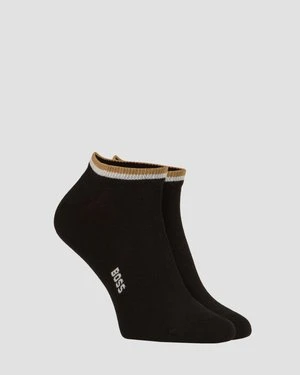 Skarpetki męskie Hugo Boss 2P AS Uni stripe czarne
