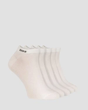 Skarpetki męskie Hugo Boss 5P AS Uni białe