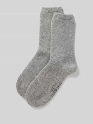 Skarpetki o kroju regular fit z mieszanki wełny z dodatkiem wiskozy model ‘Cosy’ CAMANO