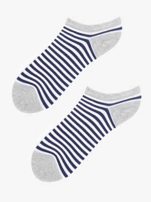 Skarpetki stopki damskie w marynarskie paski Footies Stripes 5 Marilyn