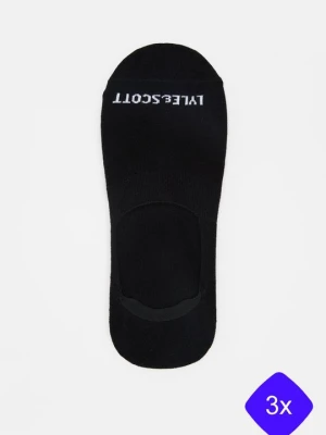 Skarpetki stopki Lyle & Scott czarny