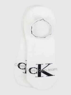 Skarpetki stopki wysokie z logo CK Calvin Klein