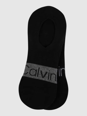 Skarpetki stopki z dodatkiem streczu w zestawie 2 szt. CK Calvin Klein